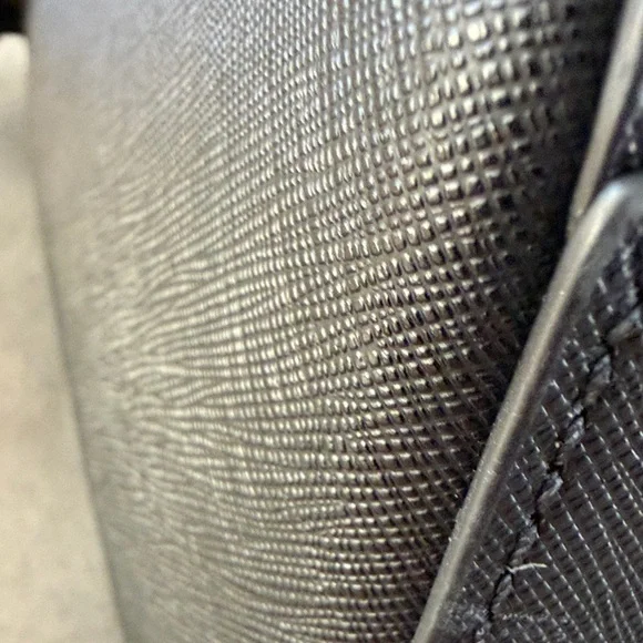 Tory Burch Black Tote Bag with Gold Accents - Picture 10 of 15